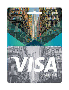Visa card us200 $