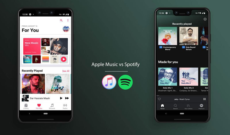 اپل موزیک و اسپاتیفای